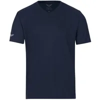 TRIGEMA V-Shirt Coolmax Trikot Blau L