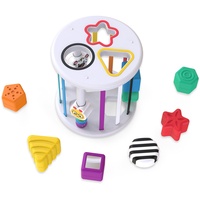 Baby Einstein Zen & Cal's Playground Sortierspielzeug mit 6 Formen zum Entdecken von Formen und Farben, Sensorisches Spielzeug-Set für Säuglinge bis Kleinkinder, Multicolored