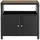 Tectake Gartenschrank Monscia Aufbewahrung Schwarz 90x55,5x87 cm