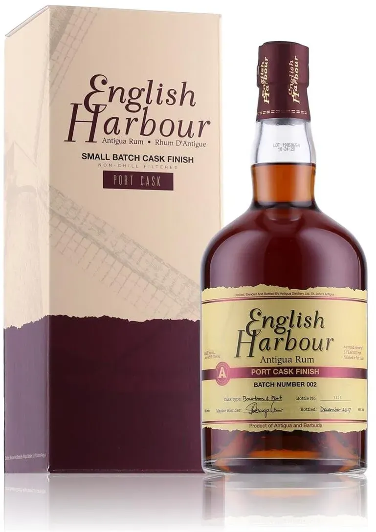 English Harbour Antigua Rum Port Cask Finish 46% Vol. 0,7l in Geschenkbox