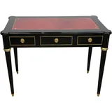 Casa Padrino Barock Schreibtisch Schwarz / Gold / Bordeaux Sekretär Luxus Möbel