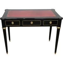 Casa Padrino Barock Schreibtisch Schwarz / Gold / Bordeaux Sekretär Luxus Möbel