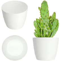 Kadax Blumentopf Ø 11 x 9 cm Weiß