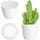 Kadax Blumentopf Ø 11 x 9 cm Weiß