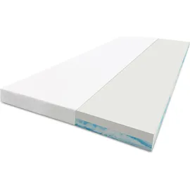 MLILY Matratzentopper Plus, 7 cm, 80 x 200 cm, weiß