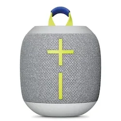 Ultimate Ears WONDERBOOM 4 Grau, Kompakter Bluetooth Lautsprecher (A2DP), 360- Grad- Klang, PartyUp Funktion, IP67- zertifizierte