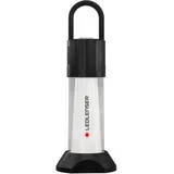 Ledlenser ML6 LED Outdoor Laterne, sehr helle 750 Lumen, 70 Stunden Laufzeit, wiederaufladbar, Powerbank, blendfreies Licht, inkl. Akku 500929, Schwarz, Einheitsgröße