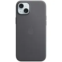 Apple iPhone 15 Plus Feingewebe Case mit MagSafe schwarz