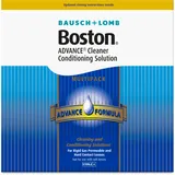 Boston Advance Cleaner Pflegelösung Multipack – 3x 30ml Reiniger, 3x 120ml Pflegelösung, Kontaktlinsenlösung für formstabile, gasdurchlässige und harte Kontaktlinsen, 1x Linsenbehälter inklusive