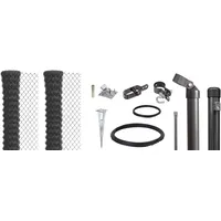 GAH Alberts Alberts Maschendrahtzaun Komplettset mit Bodenhülsen, anthrazit-metallic, 1 m hoch, 40 m lang