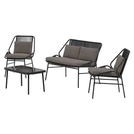 venture home Zakynthos Gartenlounge Sofa-Set braun