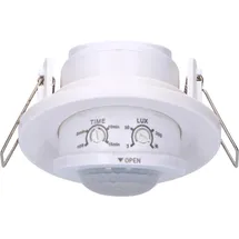 led`s light LED's light Einbau-Deckensensor PIR LED + Halogen 360° IP20 Weiß