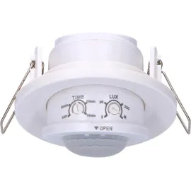 led`s light LED's light Einbau-Deckensensor PIR LED + Halogen 360° IP20 Weiß