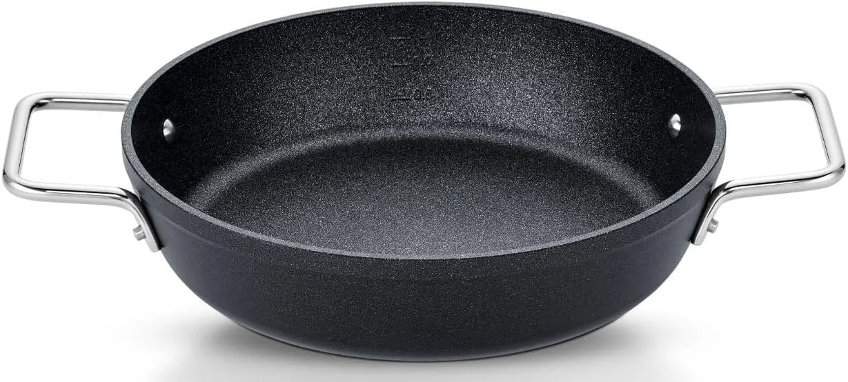 Preisvergleich Produktbild Fissler Servierpfanne Adamant® Servierpfanne 24cm, Aluminium (1-tlg), cookstar Allherdboden;adamant Antihaftversiegelung; Made in Germany schwarz 2,1 l | Ø 24 cm x 25 cm x 35 cm x 6 cm