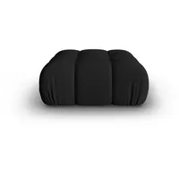 Micadoni Pouf, Schwarz, Textil, 1-Sitzer, 94x43x94 cm, Hergestellt in