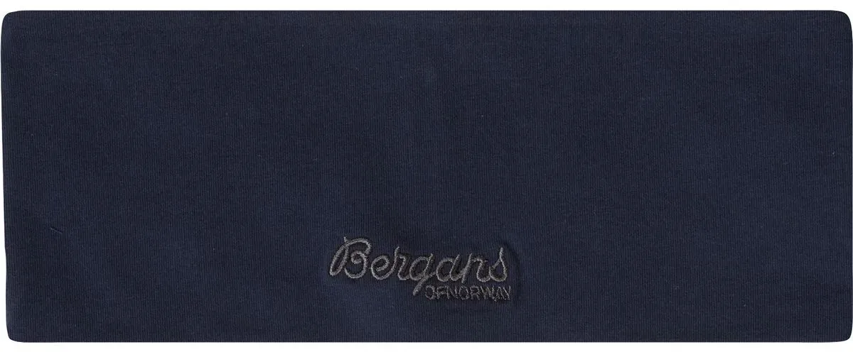 Bergans Youth Cotton Headband navy blue/solid dark grey (21503) One Size