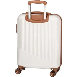 Travelite Bali 4-Rollen Cabin S 55 cm / 34 l weiß/cognac