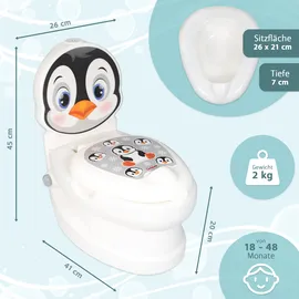 pilsan Töpfchen mit Spülgeräusch Pinguin, Kindertoilette