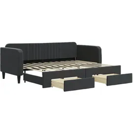 vidaXL Tagesbett 80 x 200 cm Schwarz