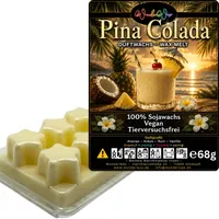 WonderWax Duftwachs Wax Melts für Duftlampe, 6 Sterne Duftmelt Wachsmelt Sojawachs Duftwachs Würfel für Raumdüfte, Wachs Duftöl Winter Indoor Schmelzen für Aromalampe Pina Colada