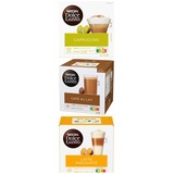 Nescafé Dolce Gusto Cream Set: Latte Macchiato, Cappuccino, Au Lait 3er Set