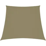furnicato Sonnensegel Trapezförmig 2 4 x 3 m Beige