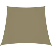 furnicato Sonnensegel Trapezförmig 2 4 x 3 m Beige
