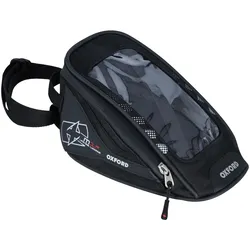 Oxford Tankrucksack schwarz, Tankrucksack "M1R" 1 l Volumen, Maße: (B x H x T): 14 x 18 x 24 cm