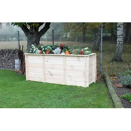 Promadino Hochbeet 200 x 80 x 85 cm natur