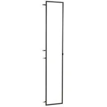 Composad Glastür lang DISEGNO, 37 x 210 cm - Anthrazit - Metall - Glas - mit Griff