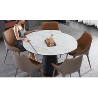 JVmoebel Esstisch, Esszimmer Tische Tisch Design Edelstahl Luxus Möbel Esstisch schwarz|weiß