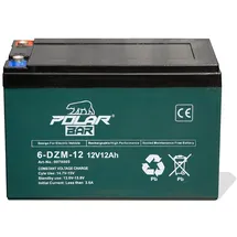 polar bär AGM Batterie 12V wartungsfrei