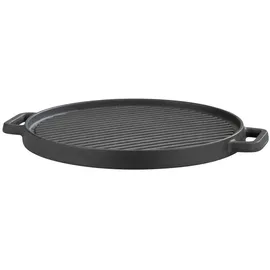 GSW Grillplatte Ø 30 cm Gusseisen schwarz