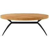 JV Möbel Esstisch oval 1-St. Holz  braun
