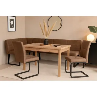 moebel-direkt-online möbel direkt online 4tlg. Eckbankgruppe Schenkelmaß 190x150 cm