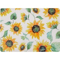 KAF Home Kork-Tischsets, 40,6 x 30,5 cm, 4 Stück (Sonnenblumen)