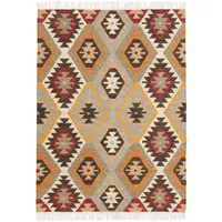 benuta pure Kelim, Mehrfarbig, Textil, Orientalisch, Rechteckig, 120x170 cm, pflegeleicht, Teppiche & Böden, Teppiche, Naturteppiche