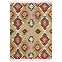 benuta pure Kelim, Mehrfarbig, Textil, Orientalisch, Rechteckig, 120x170 cm, pflegeleicht, Teppiche & Böden, Teppiche, Naturteppiche