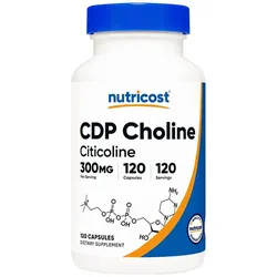 Nutricost CDP Choline Capsules (120 Kapseln)