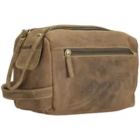 GREENBURRY Kulturbeutel Leder 23 cm