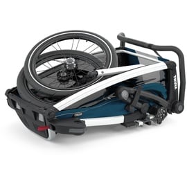 Thule Chariot Cross 1 aluminium/majolica blue