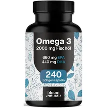 bloom naturals beauty supplements Omega 3 Kapseln 240 St.