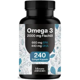 bloom naturals beauty supplements Omega 3 Kapseln 240 St.