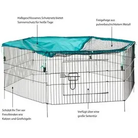 Trixie Jungtiergehege mit Schutznetz 6 Elemente 58 x 38 cm