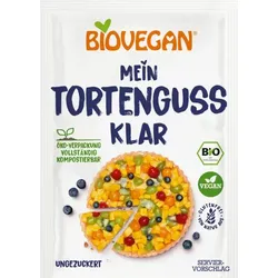 Biovegan Tortenguss klar bio