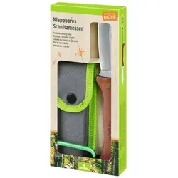 Moses Expedition Natur - Klappbares Schnitzmesser mit Holzgriff