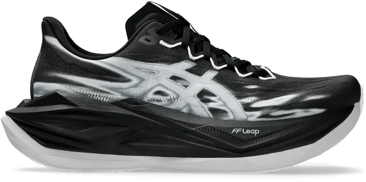 Asics Laufschuhe Superblast 3 Black/Black, neutraler Performance-Laufschuh mit FF Leap und hoher Dämpfung - schwarzweiß / 42