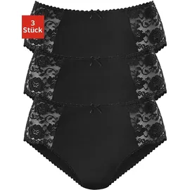 PETITE FLEUR Hüftslip 3 St. Schwarz 32/34