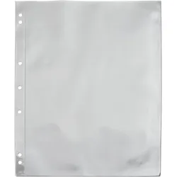 100 Prospekthüllen US-Letter-Format, glasklar, Weich-PVC, transparent