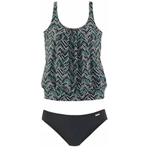 LASCANA Tankini Damen Schwarz 54
